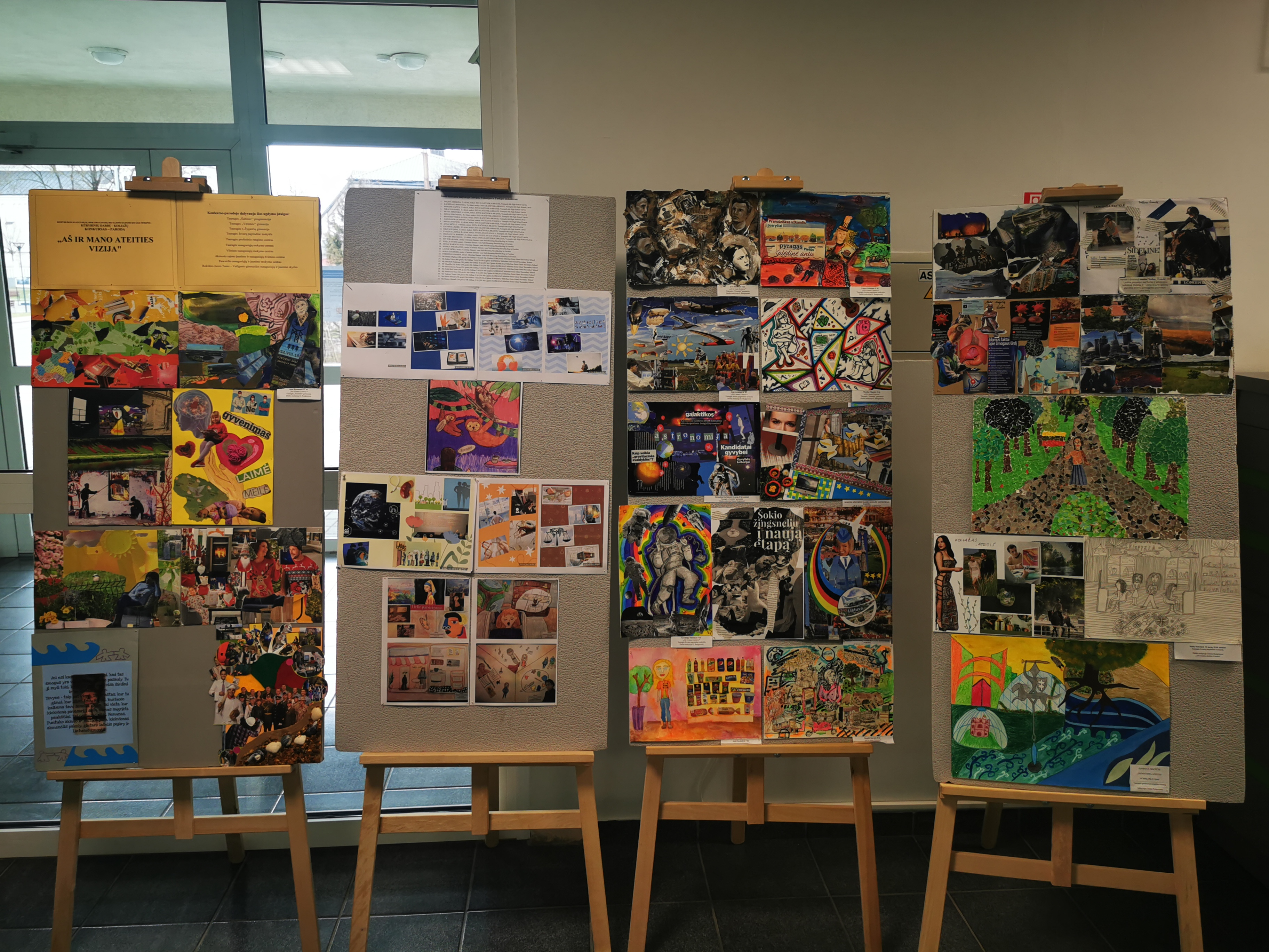 Tauragės regioniniame centre - moksleivių darbų paroda „Aš ir mano ateities vizija“